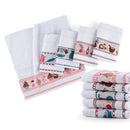 Kit com 10 Panos de Copa Felpudos para Cozinha – Estampas Sortidas