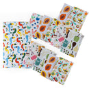 Kit com 12 Panos de Copa Chef Estampados para Cozinha – 35x55 cm