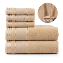 Jogo de Toalhas Premium 5 Peças – Banho e Rosto 100% Algodão